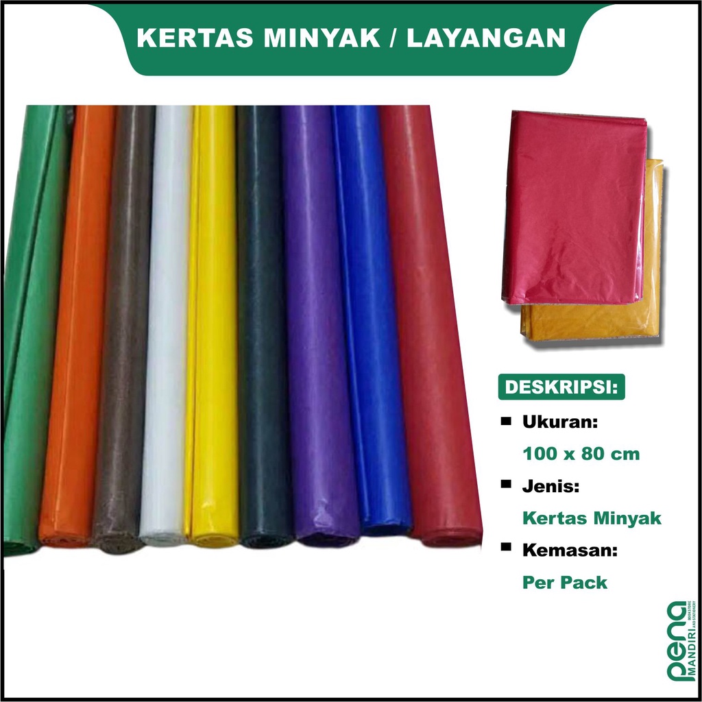 Jual Kertas minyak kertas layangan kertas roti kreasi warna warni harga