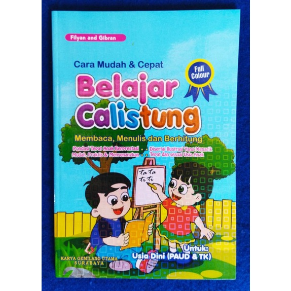 Jual CARA MUDAH DAN CEPAT BELAJAR CALISTUNG UNTUK ANAK FULL COLOR ...