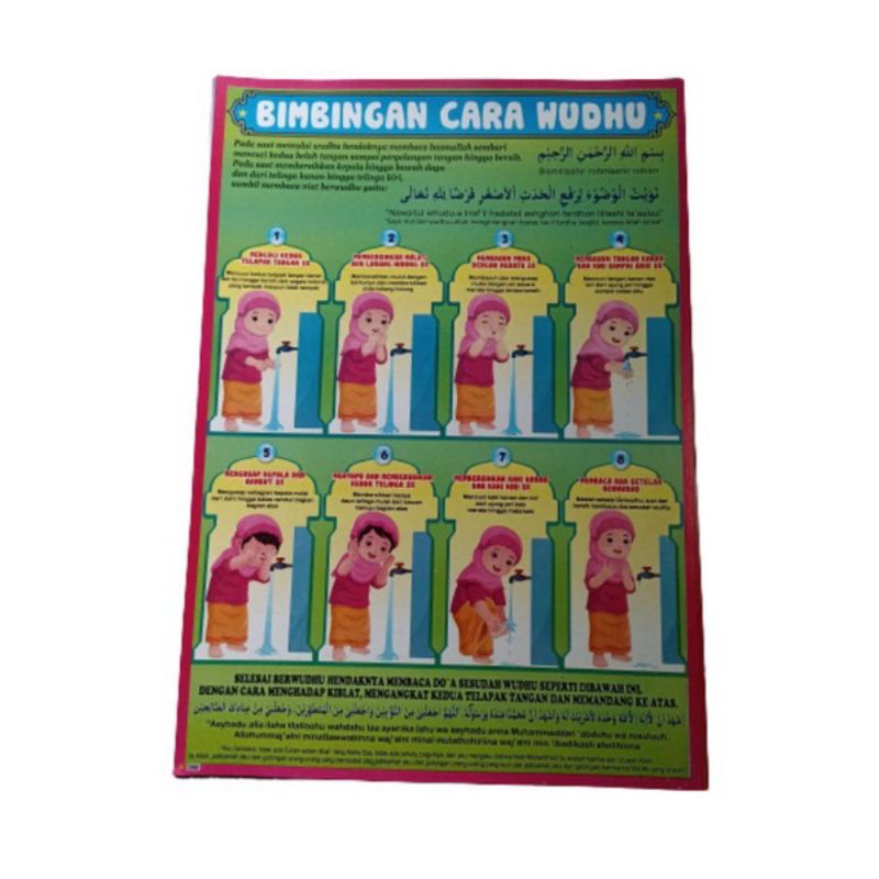 Jual Poster Dinding Edukasi Anak Lengkap ABC Hijaiyah Angka Belajar ...