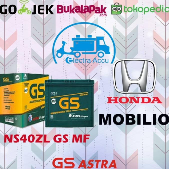 Jual Aki Mobil Honda Mobilio GS astra NS40ZL Aki Kering electra87 Ayo