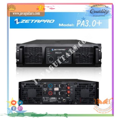 Jual Java Power Amplifier Zetapro PA 3.0 2 channel class GB Original