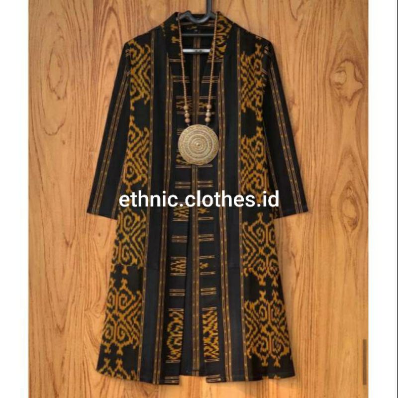 Jual long outer batik tenun rote lasem | Shopee Indonesia