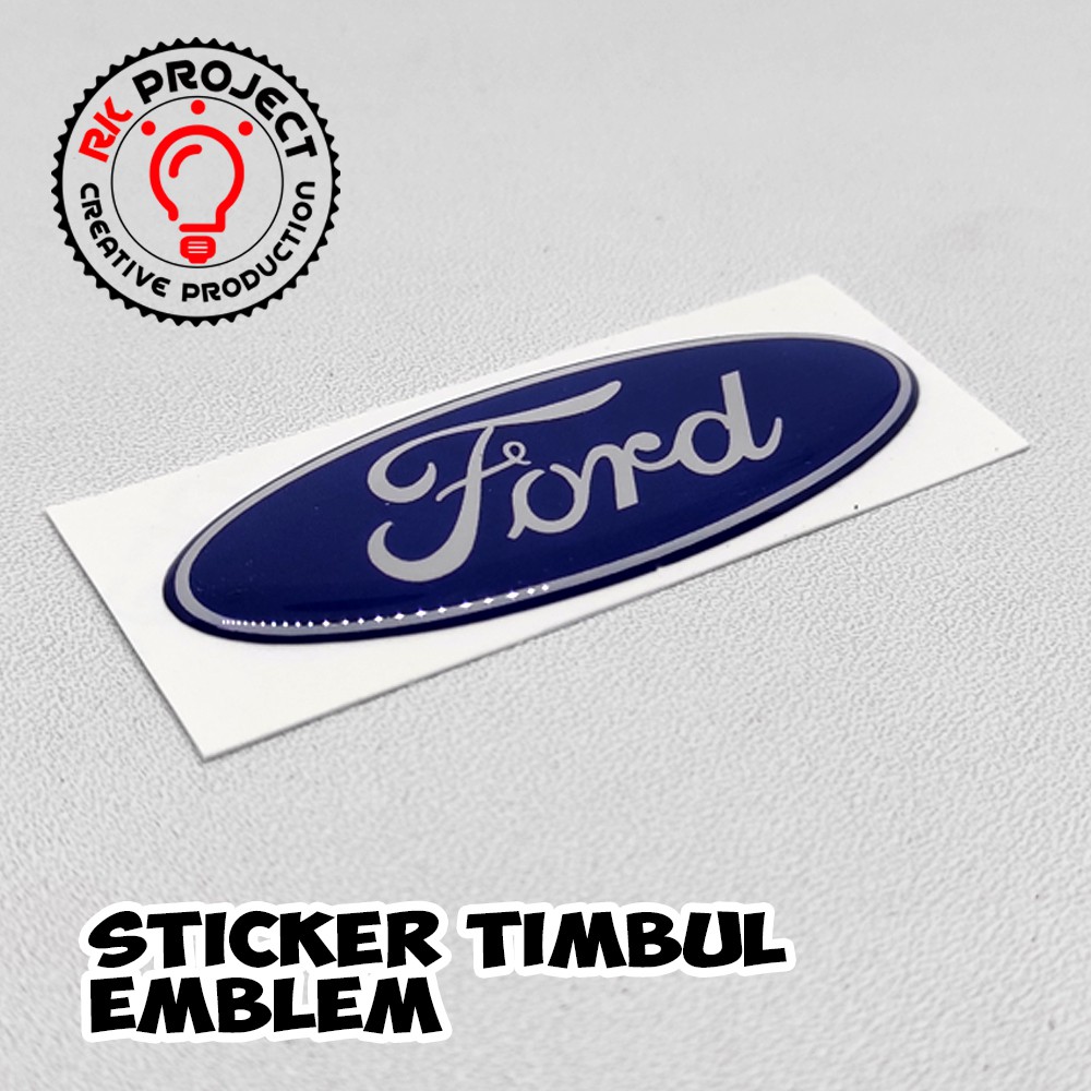 Jual FORD Sticker Timbul Emblem Resin Lentur | Shopee Indonesia