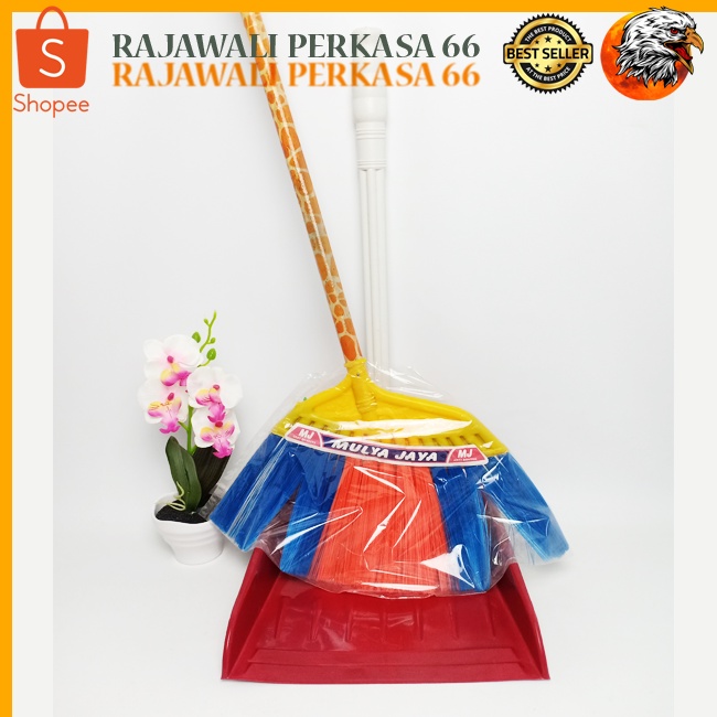 Jual Hot Item Paket Hemat Sapu Ijuk Nilon Pengki Plastik Sapu Ijuk