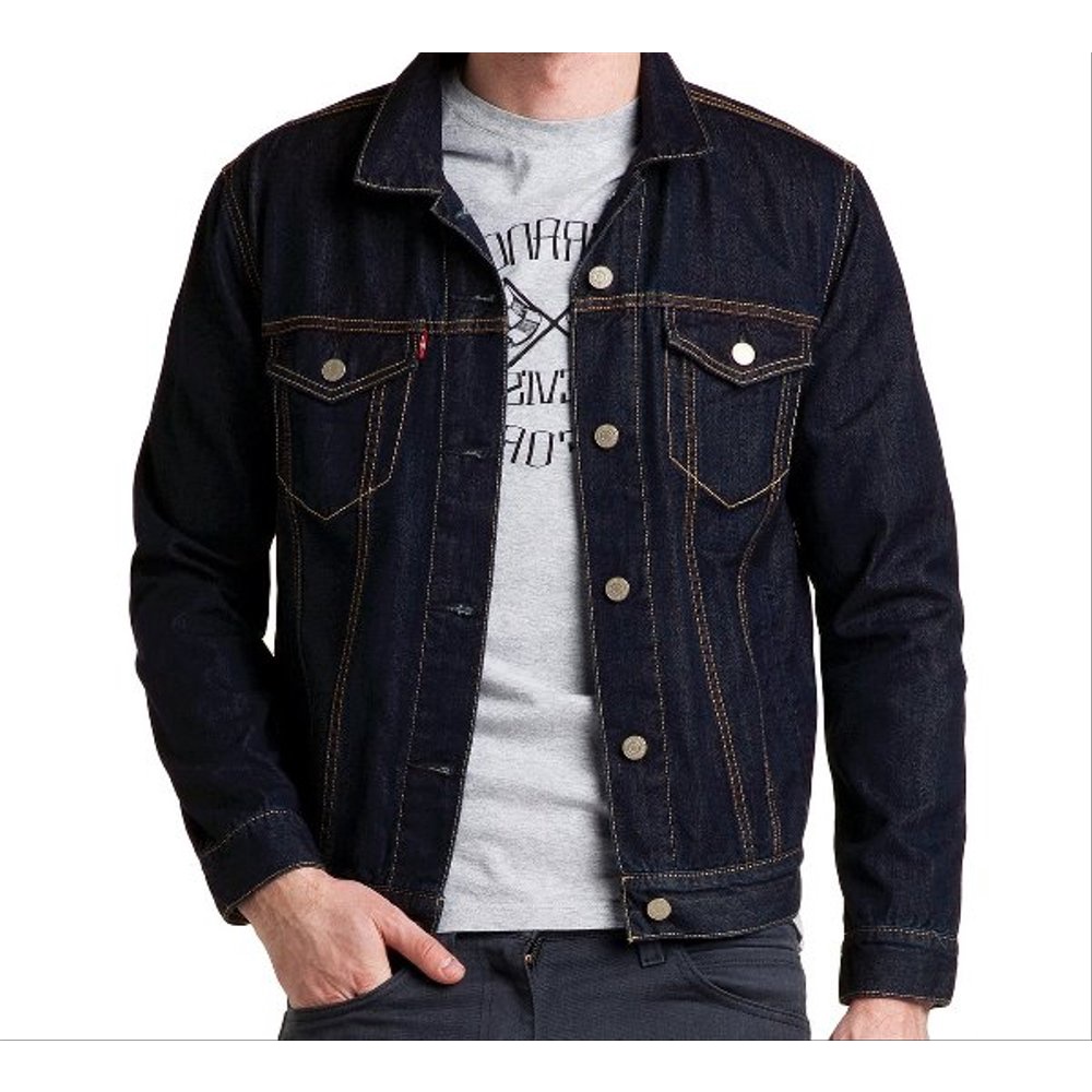 Jual SL Jaket Jeans Pria Denim Reguler Polos Santai Premium Distro ...