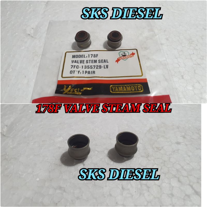 Jual 178f Valve Steam Seal Klep Mesin Diesel Kipor Kama Krisbow Firman Daito Yamamoto Shopee