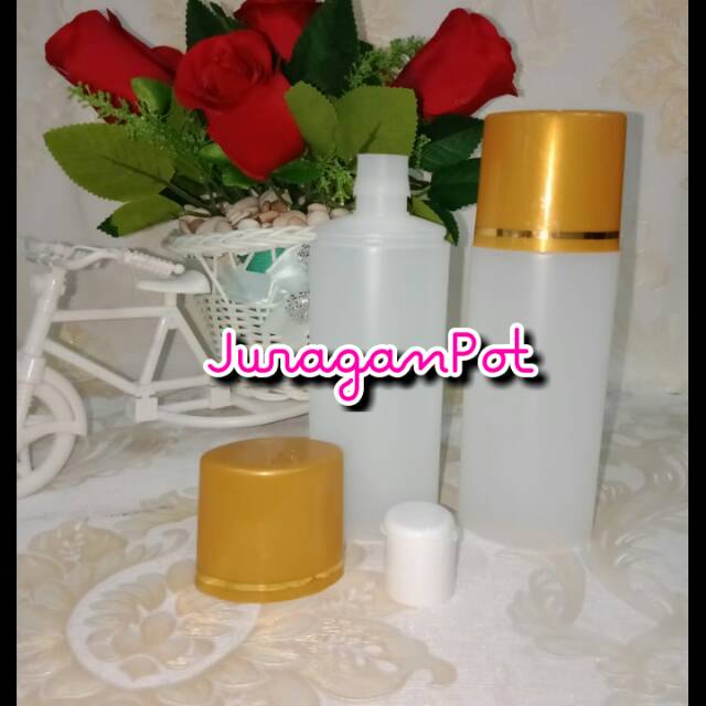 Jual Botol Putri 100 ml Tutup Gold | Shopee Indonesia