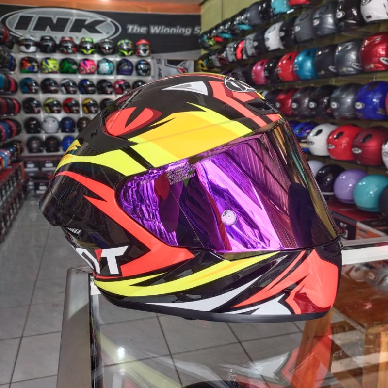 Jual Kaca Helm Visor Kyt Tt Course Iridium Original Flat Visor Ttc