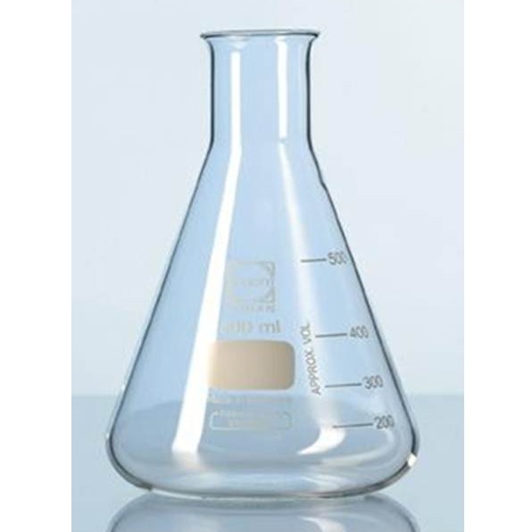 NeoLab E-1070 Erlenmeyerkolben Weithals 300 Ml – Simax Borosilikatglas 3.3, Mit Skala, Autoklavierbar (10er Pack)
