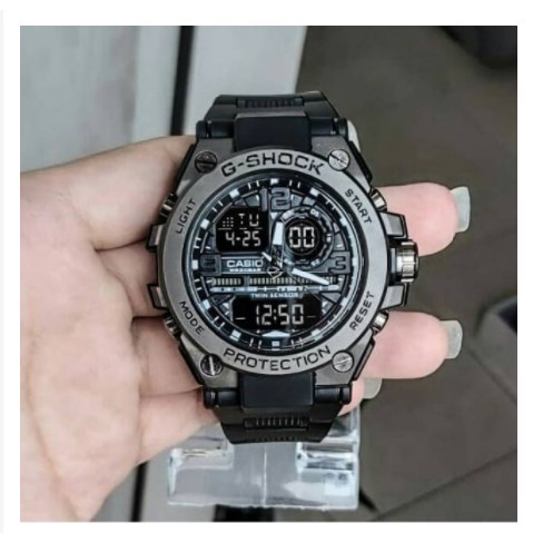 JAM TANGAN G SHOCK GST 8600 FULL BLACK TERMURAH JAM TANGAN PRIA CASIO G SHOCK CASIO TERBARU