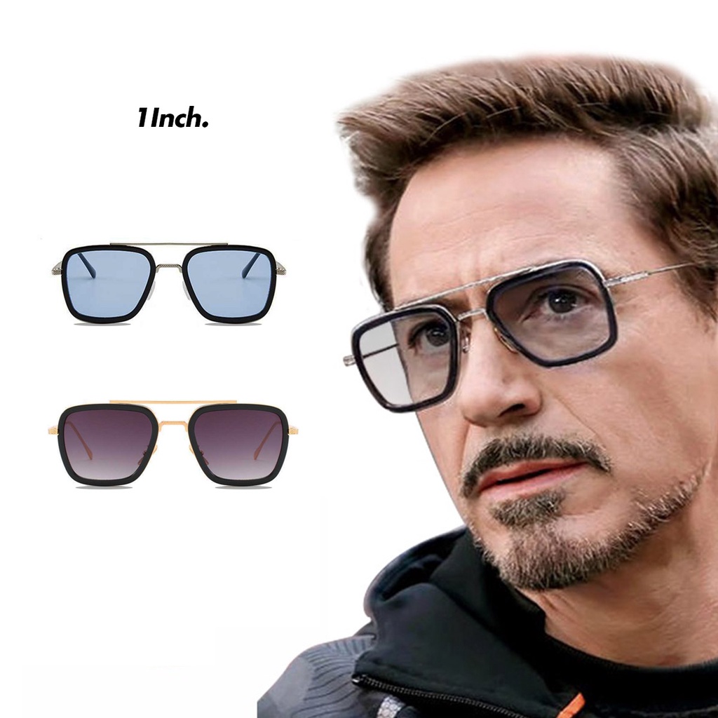 Jual Kacamata Sunglasses Hitam Tony Stark Iron Man Polarized Fashion