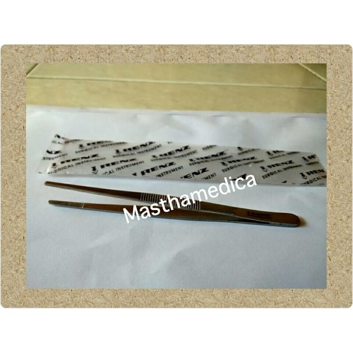 Jual Pinset Anatomi Pincet Anatomis Tissue Kasa Forcep Renz Forceps ...
