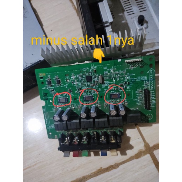 Jual modul mainboard atau pcb Amplifier dvd home teather LG DH6530