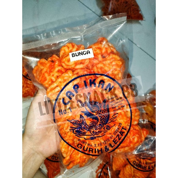 Jual Kerupuk Cap Ikan Bunga 80gr Shopee Indonesia