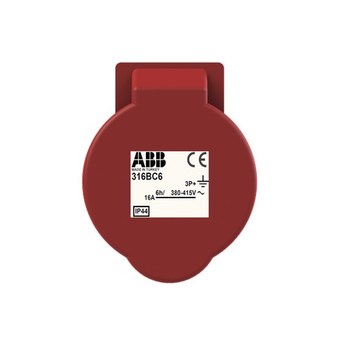 Jual ABB MOBILE SOCKET 16A 4P IP44 316BC6 2CMA102165R1000 EQ LEGRAND ...