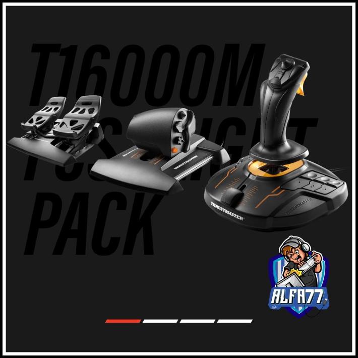 Jual Thrustmaster T16000M Fcs Flight Pack | Simulator Flight Pc
