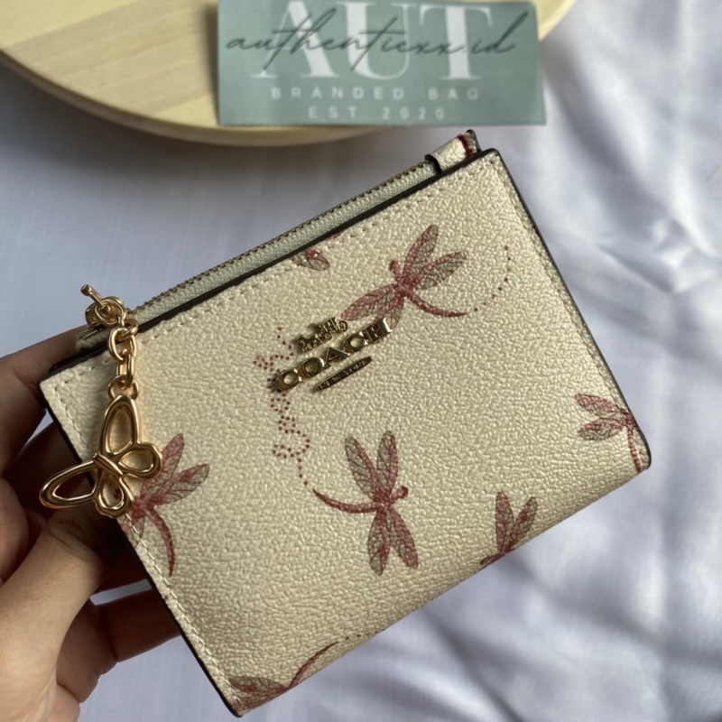 Coach dragonfly wristlet hotsell
