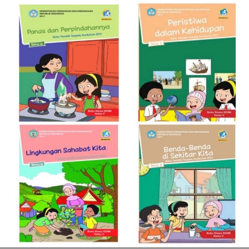 Jual paket buku tematik kelas 5 semester 2 tema 6789 | Shopee Indonesia