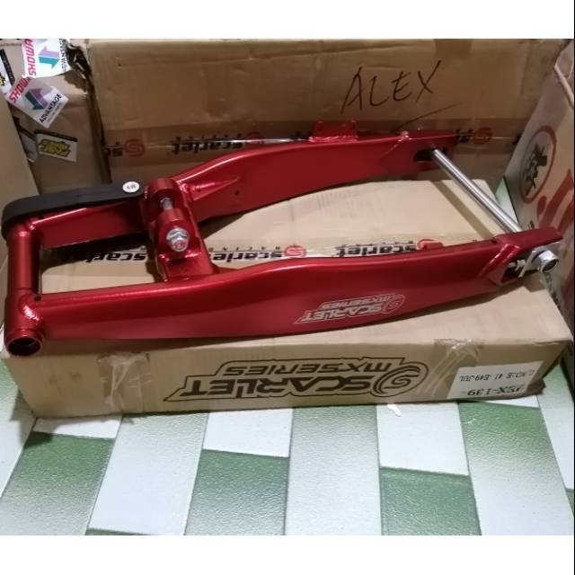 Jual Swing Arm Crf Scarlet Racing Mxseries Sasis Crf Lengan Ayun Crf Garpu