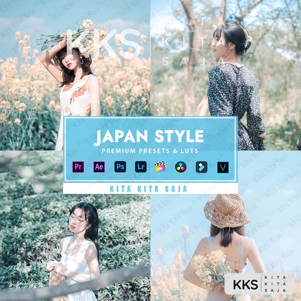 Jual Japan Style Premium Preset Lightroom Foto Video LUT LUTs VN