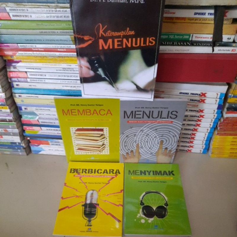 Jual Keterampilan Menulis Menulis Berbicara Membaca Menyimak