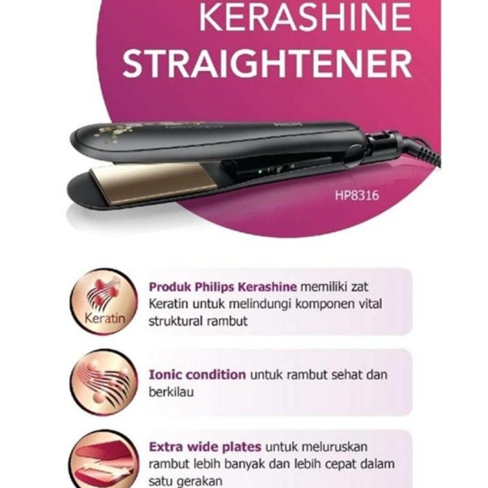 Catok philips kerashine clearance straightener