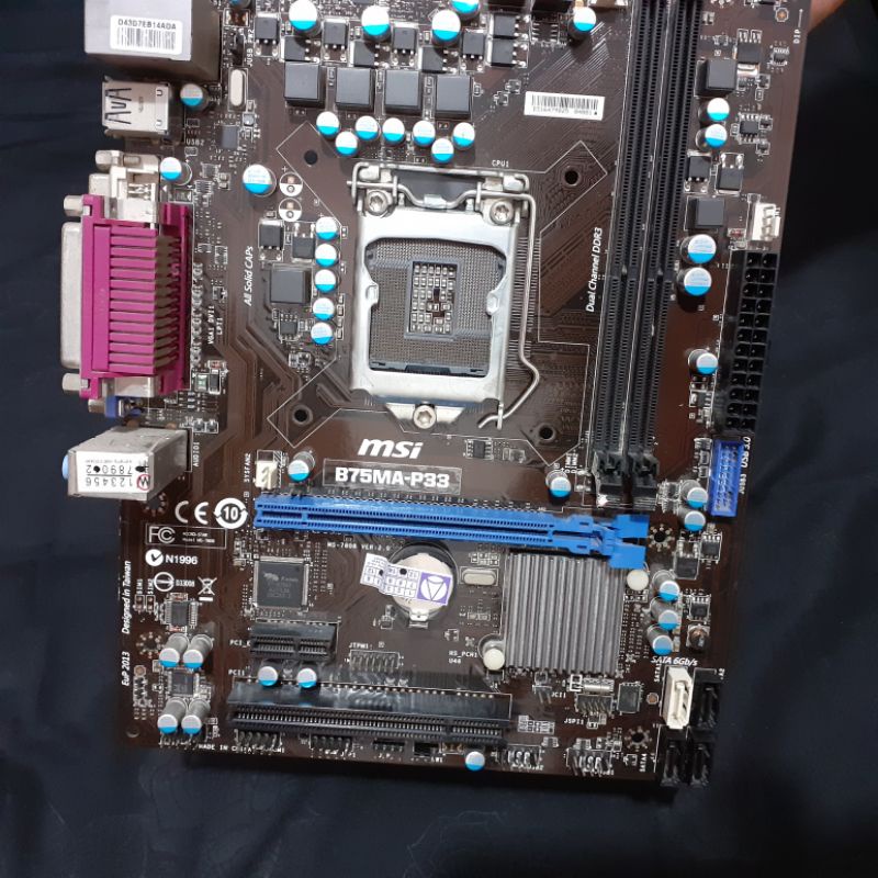 Jual Motherboard MSI B75MA-P33 | Shopee Indonesia