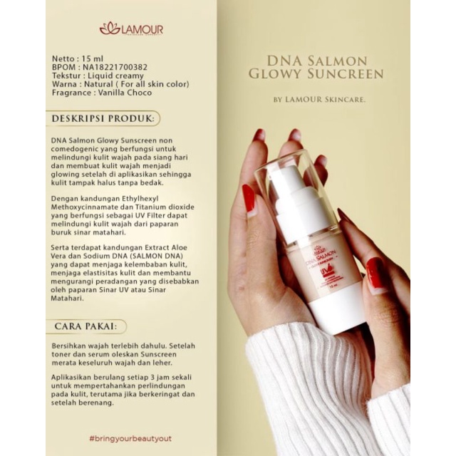 Jual suncreen spf 50 (DNA Salmon glowy SUNSCREEN) | Shopee Indonesia