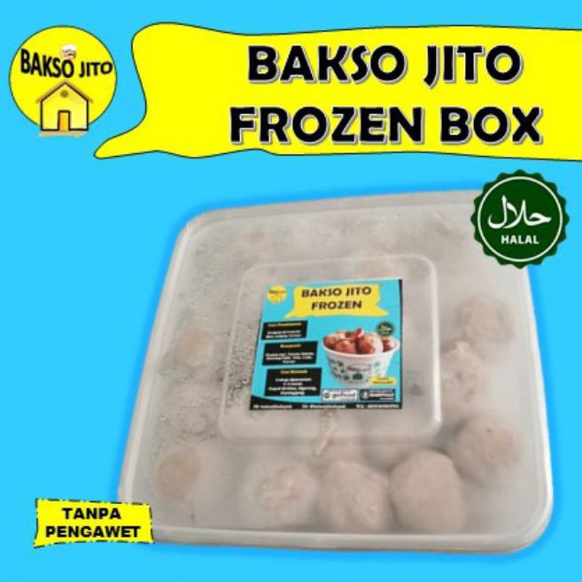 Jual Bakso Jito Frozen Box isi 70 pcs, HALAL, Asli Daging Sapi, Bakso ...