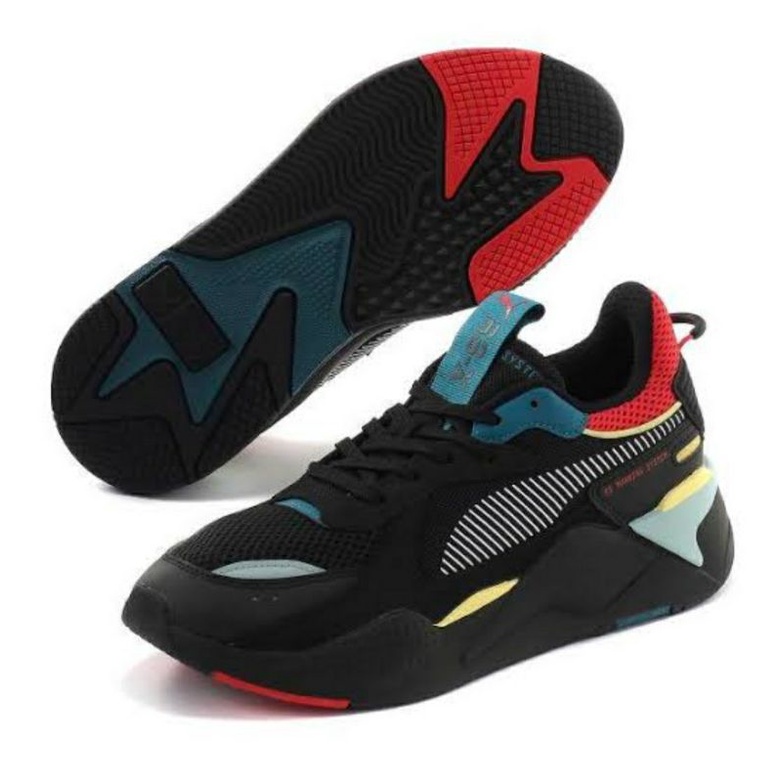 Puma black deals ribbon red