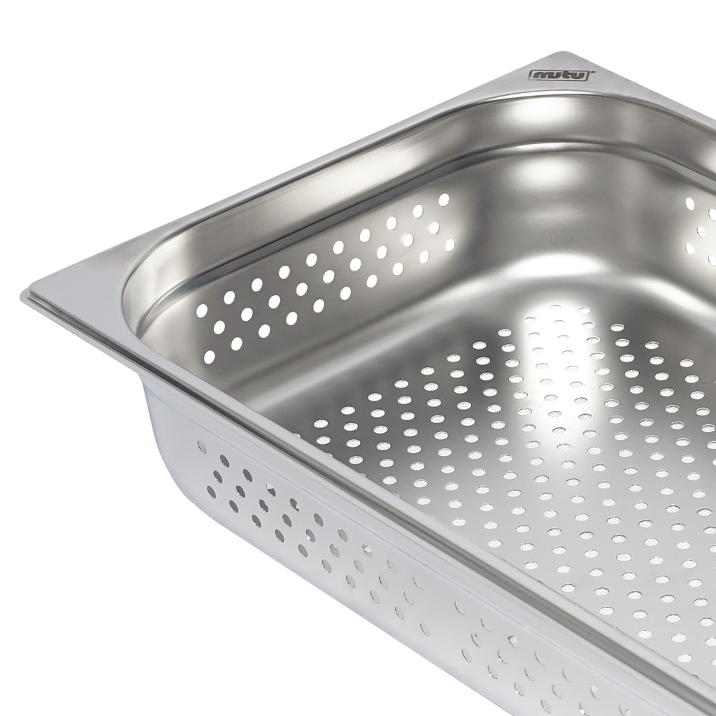 Jual MUTU Food Pan Perforated Berlubang 1/2 Kedalaman 10 cm Stainless ...