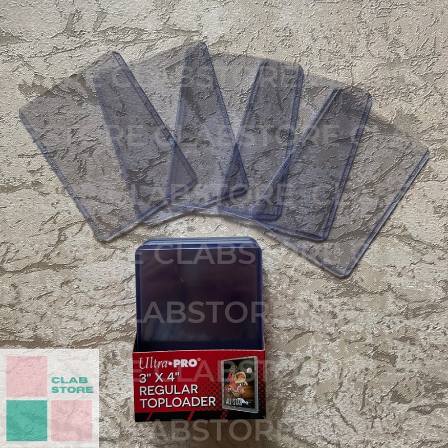 Jual Ultra Pro Regular Premium Toploader 3"x4" (MIN 2PCS) Plastik Kartu
