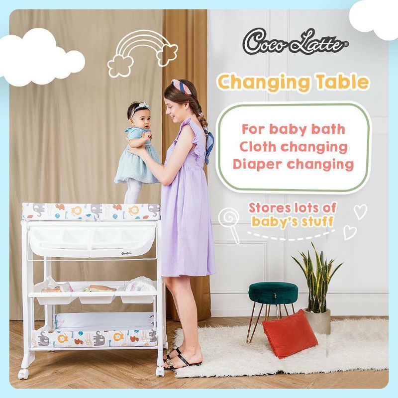 Jual Cocolatte Baby Tafel Changing Table Cocolatte Baby Tafel CL 6969 Changing Table 2 in 1 Bak Mandi Bayi Meja Ganti Popok Bayi Shopee Indonesia