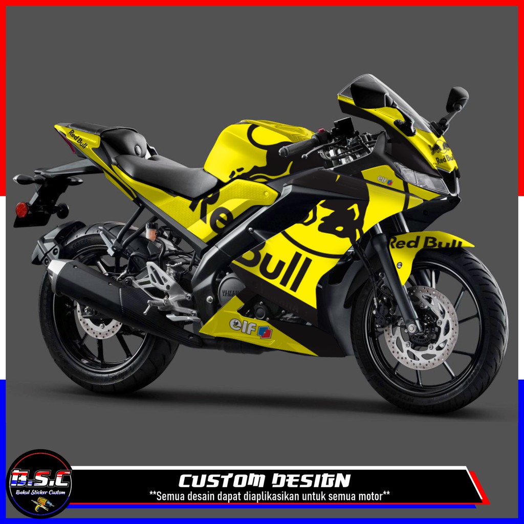 Jual Sticker Decal R15 V3 LED 2018 RB V.2 (YELLOW) | Shopee Indonesia