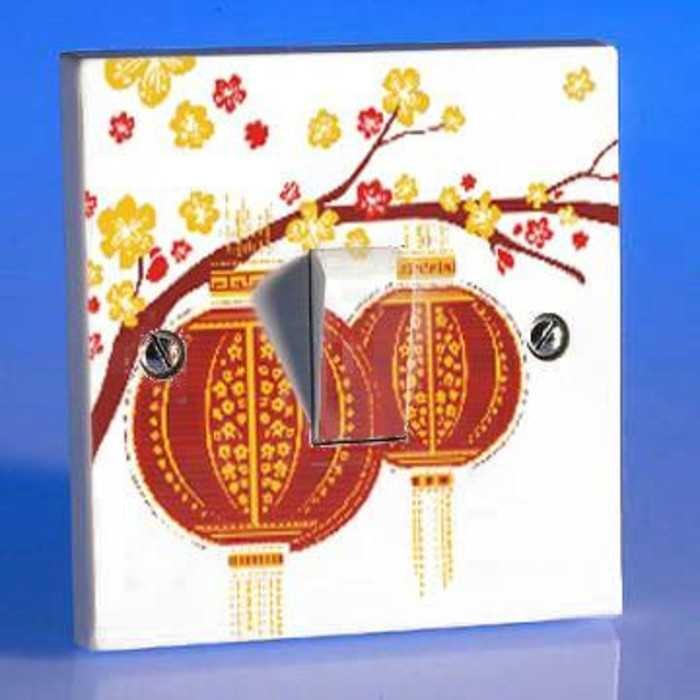 Jual Stiker Tombol Cetekan Saklar Lampu Imlek Chinese New Year Hiasan