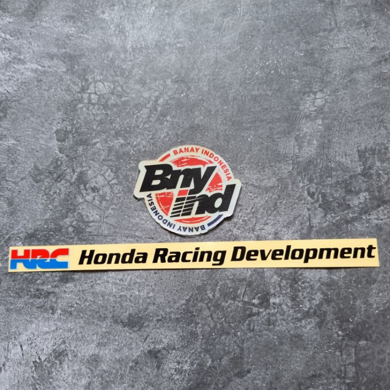 Jual STICKER STIKER HRC HONDA RACING DEVELOPMENT CUTTING | Shopee Indonesia