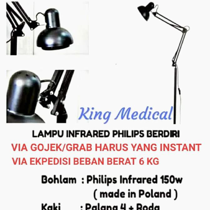 Jual [[BISA COD]] Lampu Terapi Infrared Philips Berdiri Pakai Roda ...