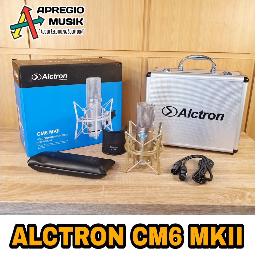 Jual Mic Condensor ALCTRON CM6 MK II XLR Premium Apregio Musik Free ...