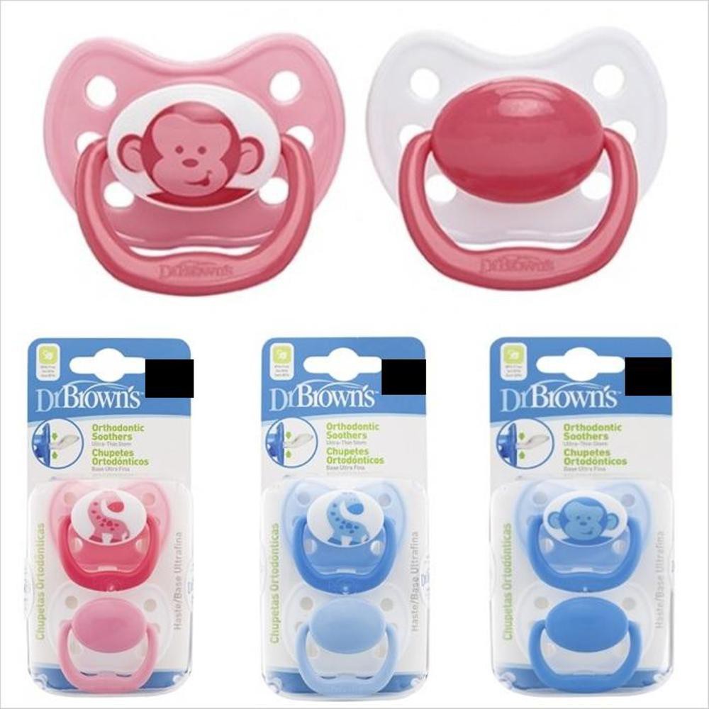 Jual 2 PCS DR BROWN'S PACIFIER WITH HANDLE / EMPENG DR BROWN Shopee