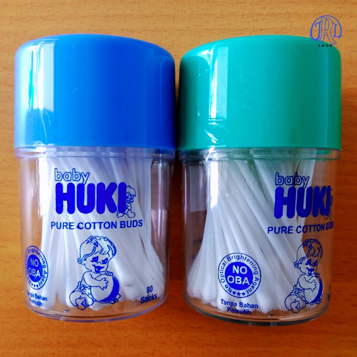 Jual Baby Huki Cotton Bud Pot 80 S (CI0091) Shopee Indonesia