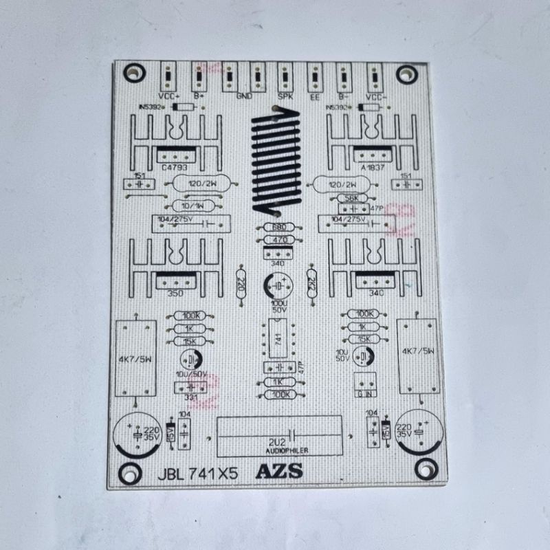 Jual PCB Super Driver JBL 741 X 5 Professional Power From Crest Audio