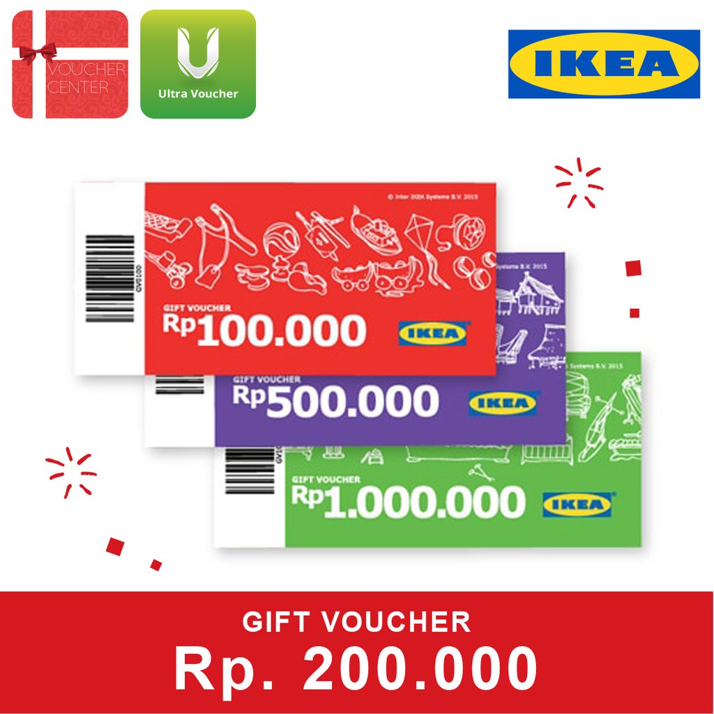 Jual Ultra Voucher Ikea Gift Card Rp. 200.000,- | Shopee Indonesia
