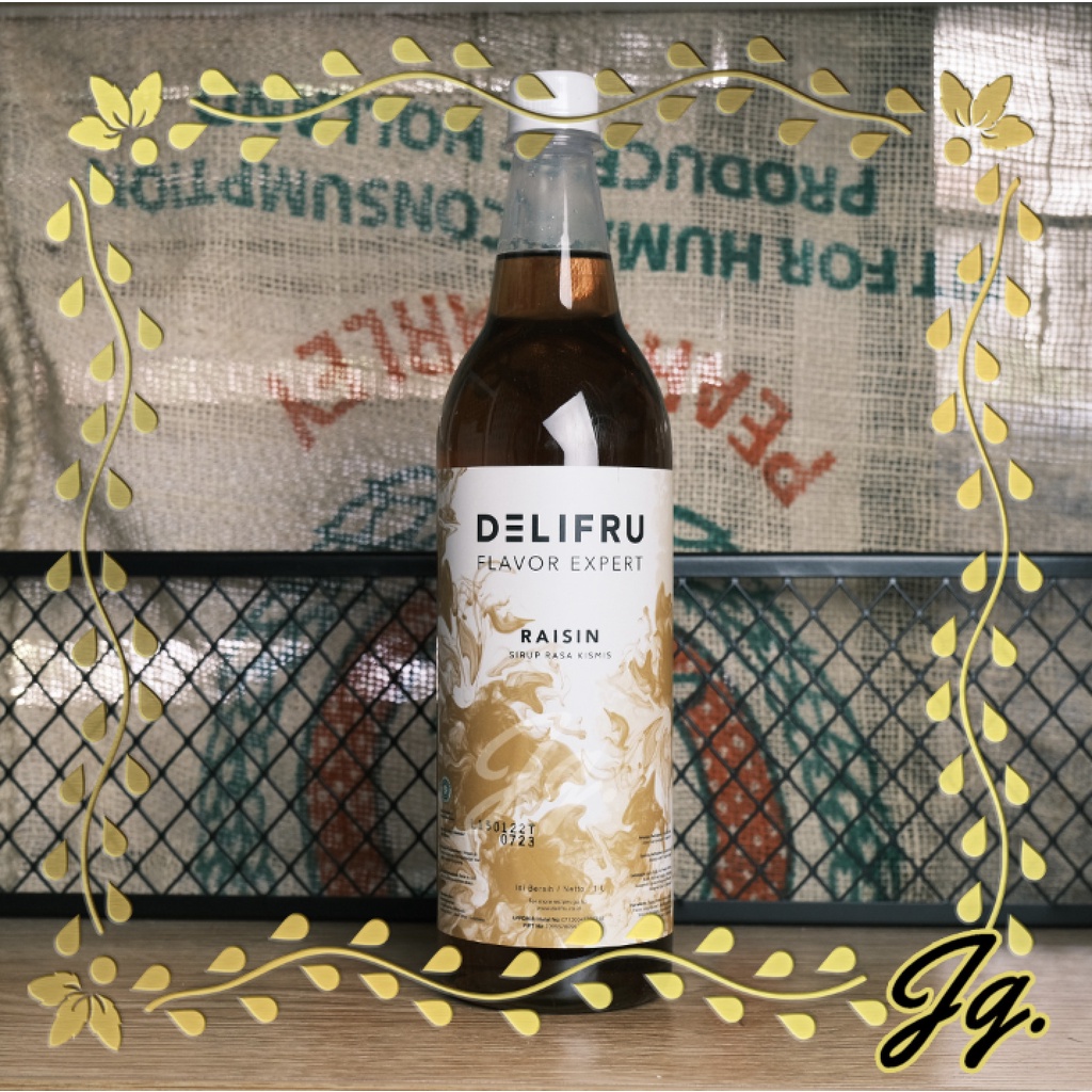 Jual Delifru Syrup Raisin 1 Liter - Rasa Raisin 1 Liter | Shopee Indonesia