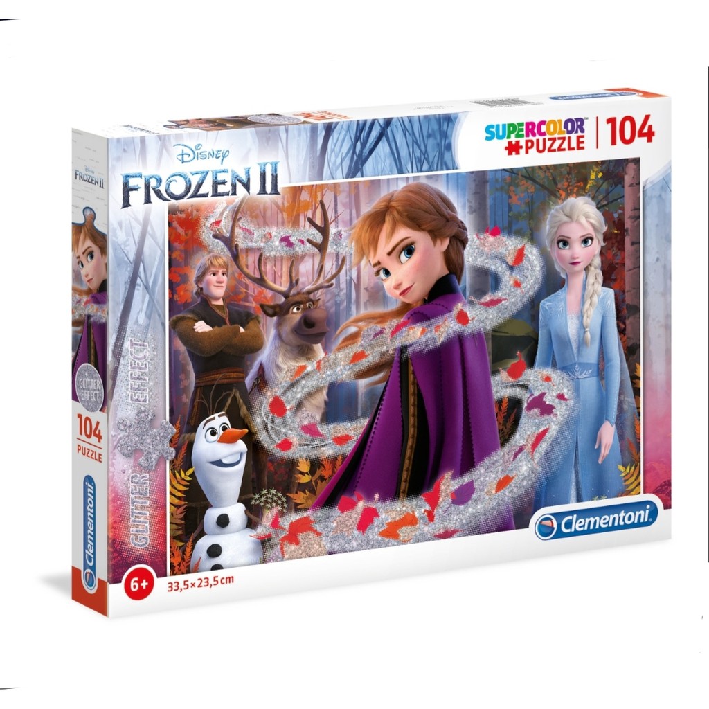 Jual Clementoni Glitter Effect Disney Frozen II 104 Pieces Mainan Anak ...