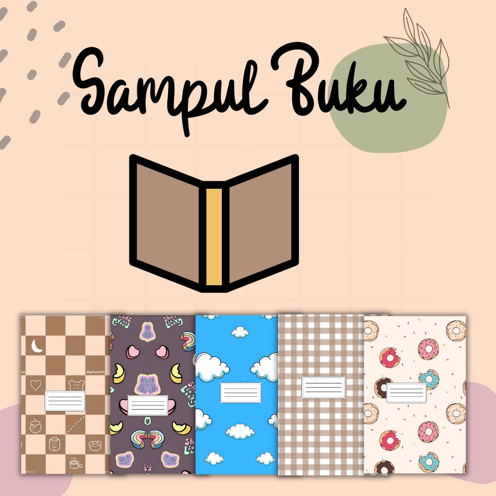 Jual Sampul Buku - Custom Desain - ‼️BOOK COVER AESTHETIC | SAMPUL BUKU