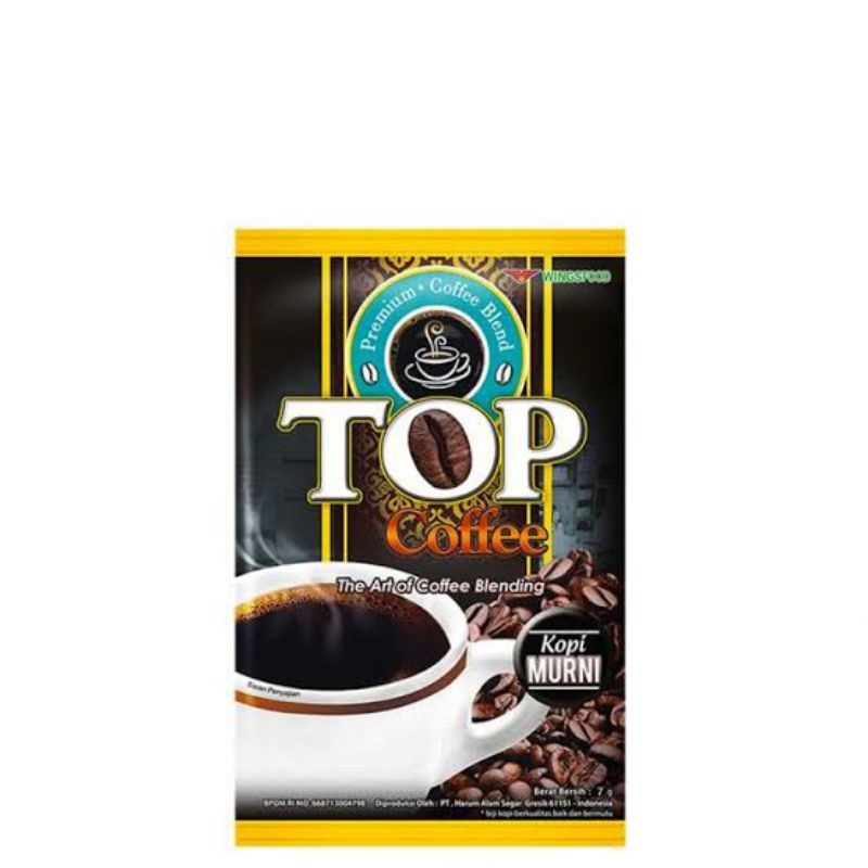 Jual Top Kopi Coffee Murni Sachet Bubuk 500 Mini Kecil | Shopee Indonesia