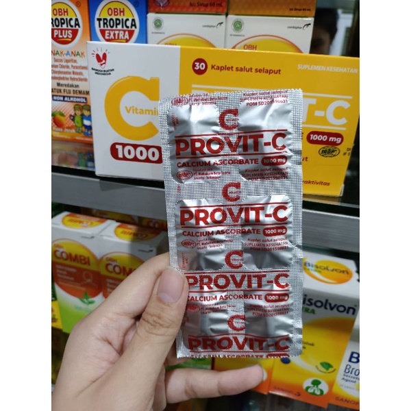 Jual PROVIT C 1000MG NON ACIDIC VITAMIN C AMAN DI LAMBUNG Shopee