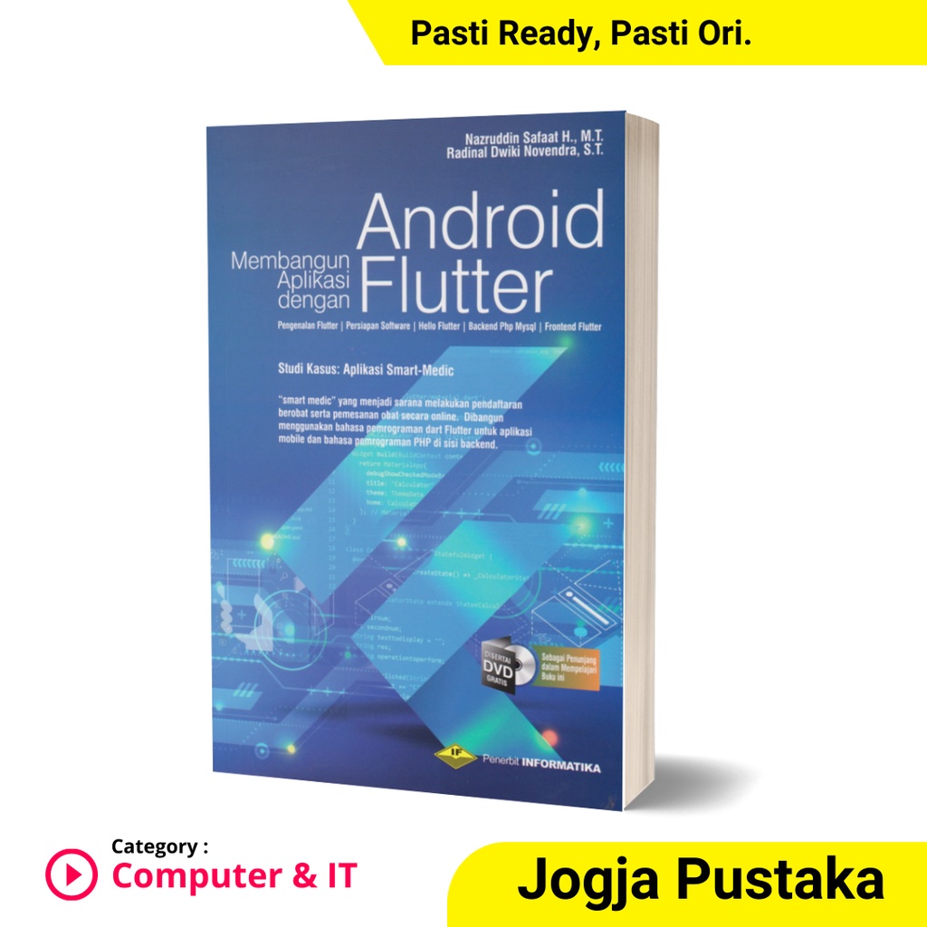 Jual Buku Membangun Aplikasi Dengan Android Flutter Bonus Dvd Shopee Indonesia