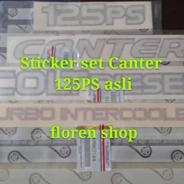 Jual Sticker set Canter 125PS asli | Shopee Indonesia