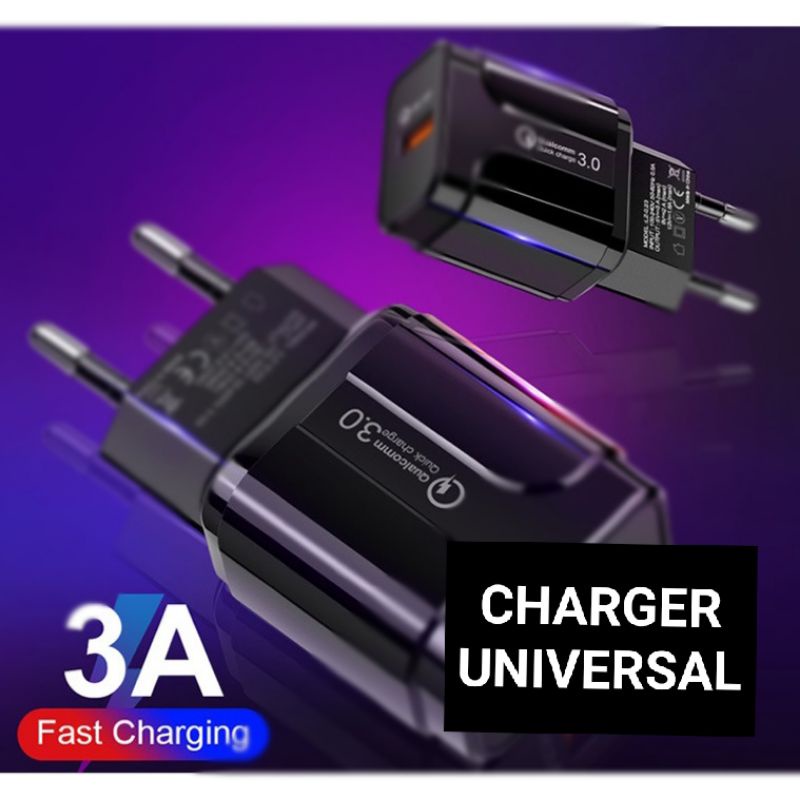 Jual Adaptor Quick Charge 3.0 Qualcomm Support Fast Charging Universal ...